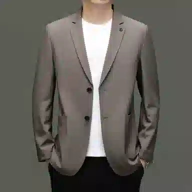 轻商务韩版通勤高档休闲正装西装 男款