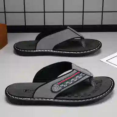 泰和源 时尚百搭简约潮流 防磨人字拖鞋 男款