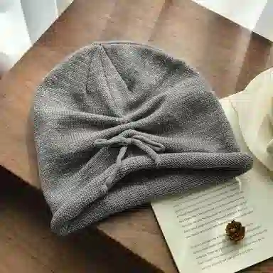 美洋 提线 针织 堆堆帽 男女同款情侣款