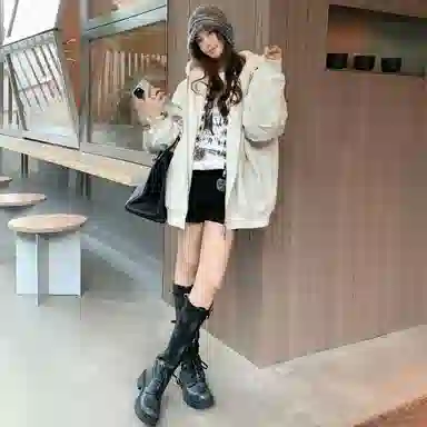 美洋 撞色保暖 腈纶 绒线帽 男女同款情侣款