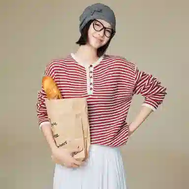 美洋 提线 针织 堆堆帽 男女同款情侣款