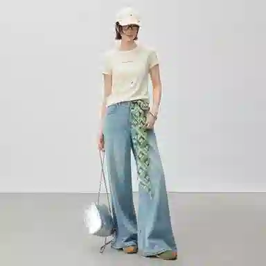 美洋 几何风 聚酯纤维 丝巾 男女同款情侣款