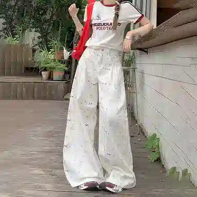 NVRFRGT Wide Leg Pants