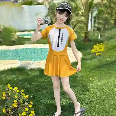 木木兔 时髦洋气时尚泳衣裤 儿童款