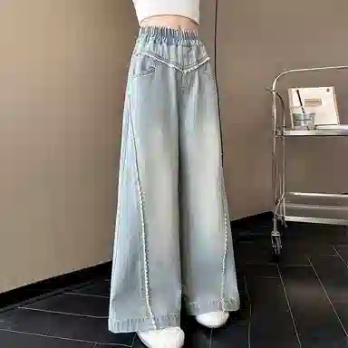 木木兔牛仔裤 时髦洋气宽松舒适亲肤柔软 儿童款