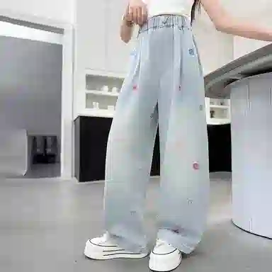 木木兔牛仔裤 时髦洋气时尚透气 儿童款