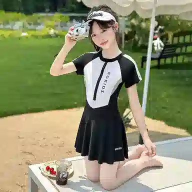 木木兔 时髦洋气时尚泳衣裤 儿童款