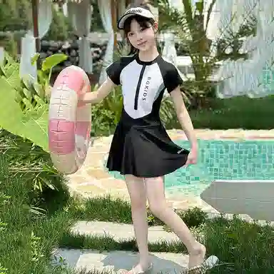 木木兔 时髦洋气时尚泳衣裤 儿童款
