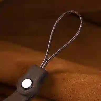 阿七 高端创意个性汽车防丢简约手工皮革电车挂件 牛皮 钥匙扣 男女同款情侣款