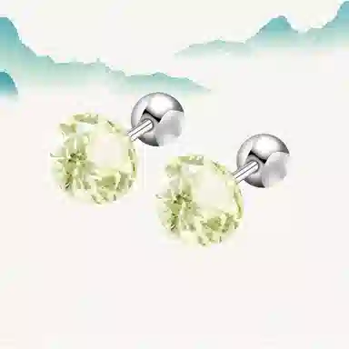余笙情 【爆闪款】轻奢高级感 耳蜗耳骨钉日常百搭个性设计  锆石 耳钉 男女同款情侣款