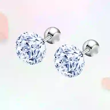 余笙情 【爆闪款】轻奢高级感 耳蜗耳骨钉日常百搭个性设计  锆石 耳钉 男女同款情侣款