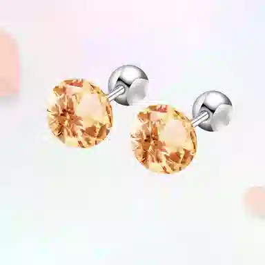 余笙情 【爆闪款】轻奢高级感 耳蜗耳骨钉日常百搭个性设计  锆石 耳钉 男女同款情侣款