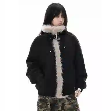 【dme】 潮流复古美式座山雕设计感加厚保暖外套高街休闲棉衣时尚冬款无性别主义中性棉服 男女同款