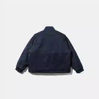 【dme】 潮流美式设计感立领两面穿羊羔毛棉衣外套男冬季宽松保暖中性休闲拼接工装棉服 男女同款