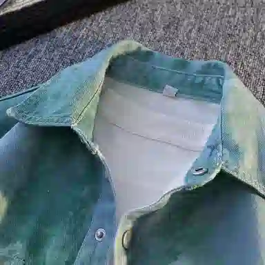 【dme】 青少年潮牌帅气时尚百搭舒适简约设计感长袖衬衫 男女同款