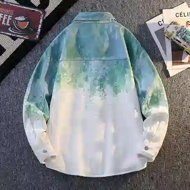 【dme】 青少年潮牌帅气时尚百搭舒适简约设计感长袖衬衫 男女同款