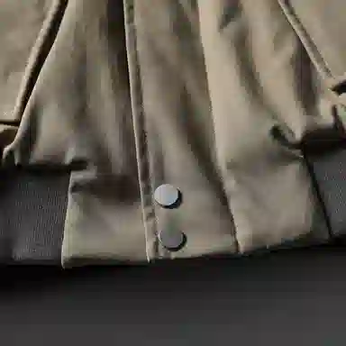 【dme】 复古美式潮牌撞色户外休闲宽松大口袋工装棉衣外套男冬季百搭保暖中性飞行棒球领棉服 男女同款