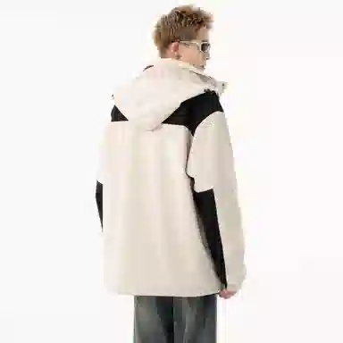 快鱼  高峰极寒抗寒全天候系列加厚加绒可拆卸内胆三合一连帽  防水防风耐磨保暖冲锋衣 男女同款