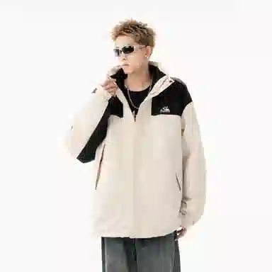 快鱼  高峰极寒抗寒全天候系列加厚加绒可拆卸内胆三合一连帽  防水防风耐磨保暖冲锋衣 男女同款