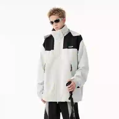 快鱼  户外运动日常通勤双层三合一加厚可拆卸内胆高峰抗寒  防水防风耐磨保暖冲锋衣 男女同款