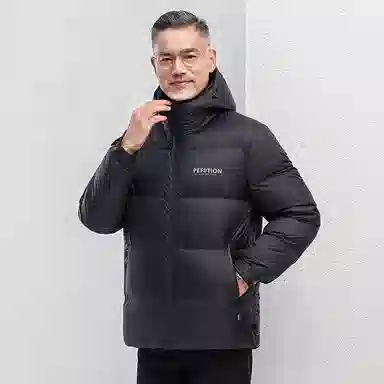 鸭鸭 机能风时尚工装宽松保暖百搭羽绒服 男女同款