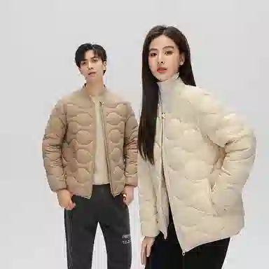 鸭鸭 机能宽松保暖百搭长袖羽绒服 男女同款
