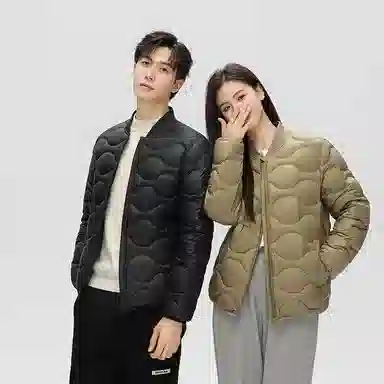 鸭鸭 机能宽松保暖百搭长袖羽绒服 男女同款