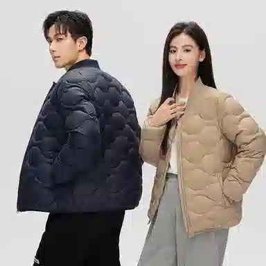 鸭鸭 机能宽松保暖百搭长袖羽绒服 男女同款