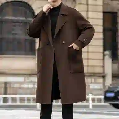 Automobili Lamborghini Classic Double-Breasted Coat