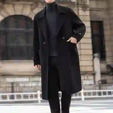 Automobili Lamborghini Classic Double-Breasted Coat