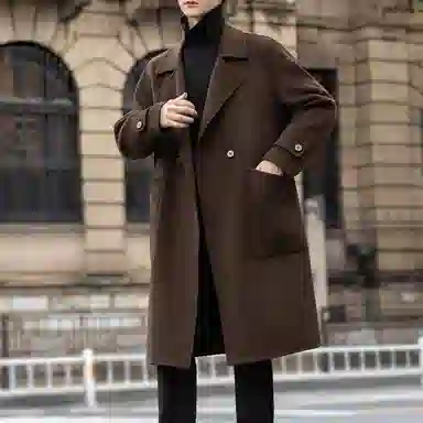 Automobili Lamborghini Classic Double-Breasted Coat