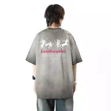 Automobili Lamborghini Tie-Dye Logo T-Shirt