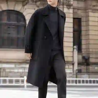 Automobili Lamborghini Classic Double-Breasted Coat