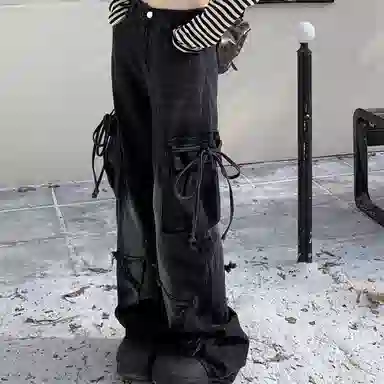 JUFU SS24 Black Jeans