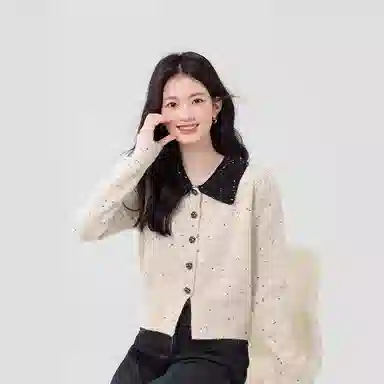 JUFU Vintage Knit Cardigan