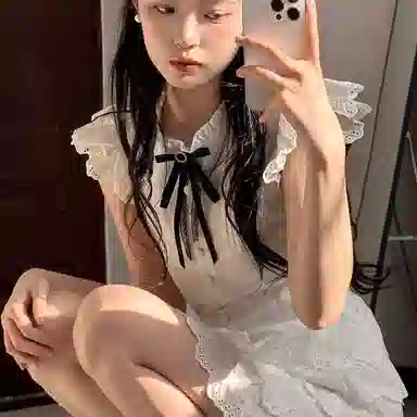 JUFU French Waist Dress White