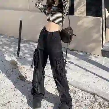 JUFU SS24 Black Jeans