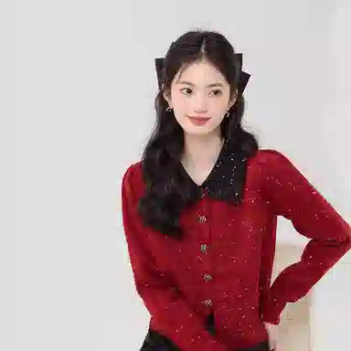 JUFU Vintage Knit Cardigan