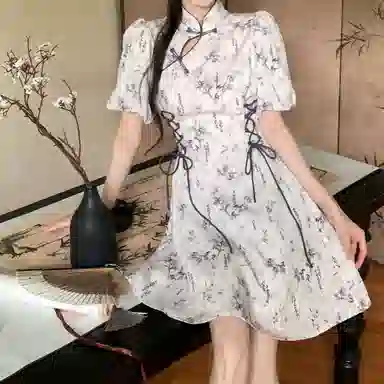 JUFU French Collar Dress