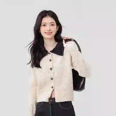 JUFU Vintage Knit Cardigan