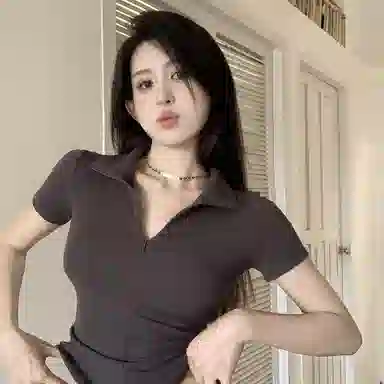 JUFU Polo Short Sleeve Top