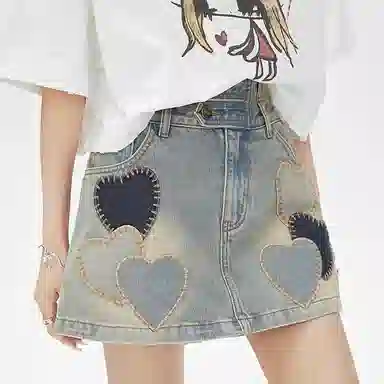 JUFU Denim Skirt