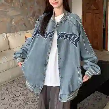 JUFU Vintage Denim Jacket Blue