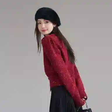 JUFU Vintage Knit Cardigan