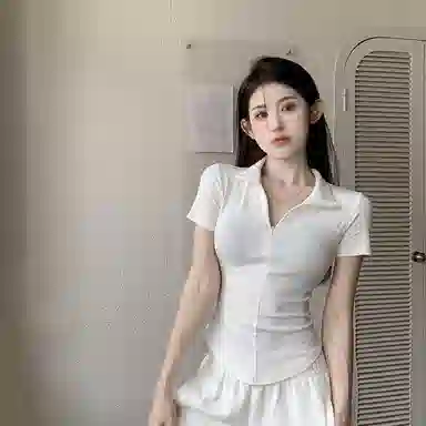 JUFU Polo Short Sleeve Top