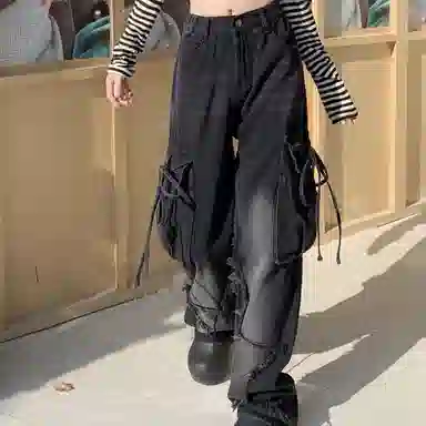 JUFU SS24 Black Jeans