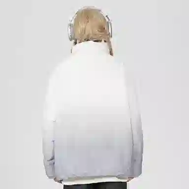 鸭鸭 云朵泡芙美式复古简约高街纯色基础宽松休闲低饱和多巴胺面包棉服保暖加厚百搭立领羽绒服 女款