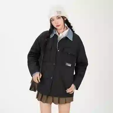 鸭鸭 时尚外套保暖多口袋冬季羽绒服 女款