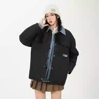 鸭鸭 时尚外套保暖多口袋冬季羽绒服 女款