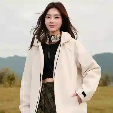 鸭鸭 三系户外运动防风保暖连帽大口袋冬季韩版休闲工装羽绒服 男女同款